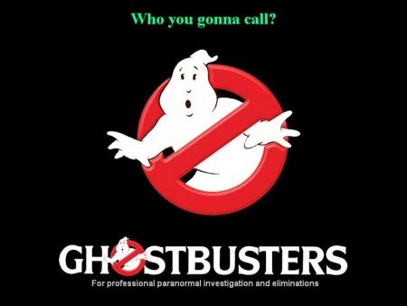 ghostbostrers